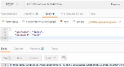ASP.NET Core 2.0 Bearer Authentication